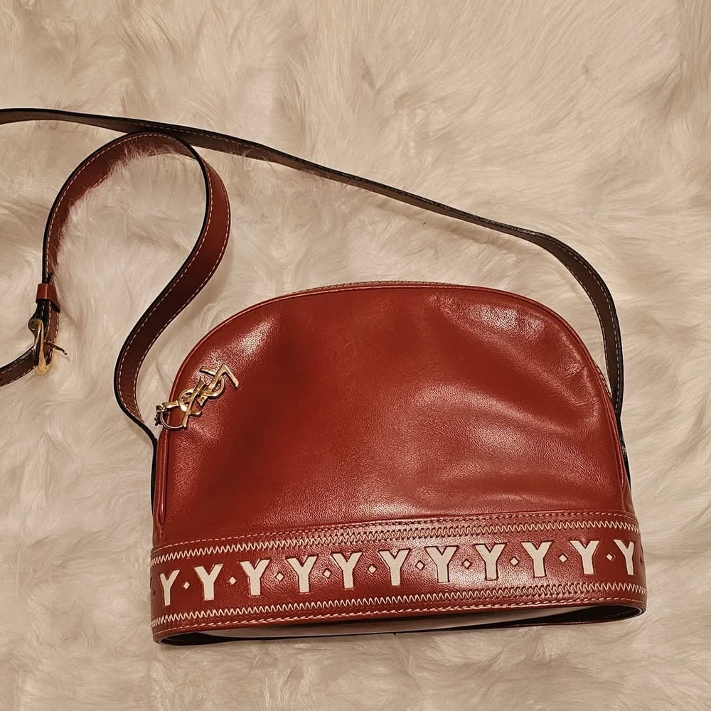 YSL Leather Crossbody Bag